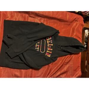 Bel-Air Hoodie Unisex S Black Pullover Fleece Bel Air Athletics Colorful Logo